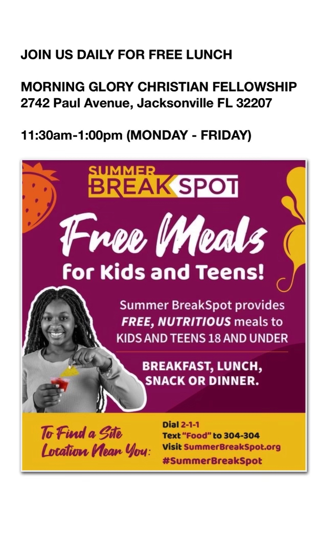 Summer Break “Free Meals For Kids & Teens”